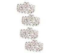 BESPORTBLE 2 Series Hebilla De Zapato Casarse Accesorios Brillante Nupcial Boda Hebilla Decorativa Para Zapatos Clips De Encanto De Zapatos Clip Para Zapatos De Pedrería Aleación 2 Piezas*2