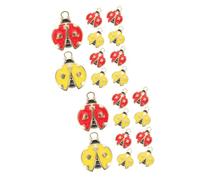 BESPORTBLE 2 Series Joyería Colgante Decoración Encantos De La Pulsera Hechizas Talón Rosario Para Diy Hacer Amuletos Encantos De Joyería De Metal Aleación 10 Piezas*2