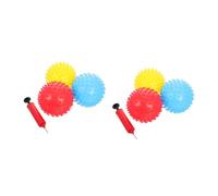 BESPORTBLE 2 Series Sensoriales Inflables con Textura Puntiaguda para Bebés Interactivo para Desarrollo Sensorial Y Motricidad Fina Incluye Bomba para Fácil Inflado Colores 6 Piezas*2