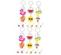BESPORTBLE 2 Series Vestido De Fiesta De Playa Para Bebé Tema Tropical De Mar Para Invitados Llavero De Decoración De Verano Recuerdos De Fiesta De Playa Llavero Para Playa 24 piezas*2