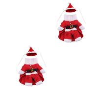 BESPORTBLE 2 Uds Abrigo para Perros Ropa De Fiesta para Mascotas Ropa para Mascotas Ropa para Perros Disfraz De Fiesta para Mascotas Tela para Perros