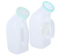 BESPORTBLE 2 Uds Contenedor De Plástico Orinal Portátil Para Niños Urinarios Para Hombres Urinario Para Viajar A Casa Urinario Orinal Femenino Urinarios Portátiles Para Coche Urinario Al