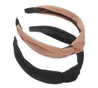 BESPORTBLE 2 Uds Diademas Anchas Moda Diadema Anudada Mujeres Niñas Tocado Accesorios Para El Cabello