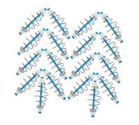 BESPORTBLE 20 Piezas Alimentadores Portátiles para Carpas Jaula Resistente Equipo de Pesca Profesional Método Feeder con Resorte Medio