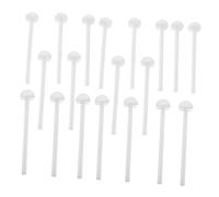 BESPORTBLE 20 Piezas Bird Cage Perch Sticks Plástico Fácil de Limpiar para Periquitos Cotorras Canarios y Accesorios para Jaulas de Aves