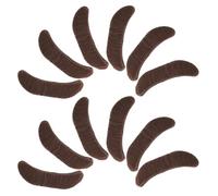 BESPORTBLE 20 Piezas de Bigotes y Barbas Falsas Marrón Autoadhesivas para Disfraz de Hombre Vello Facial Postizo Ligero y Duradero para Cosplay Fiesta y Barba Pirata