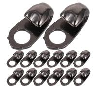 BESPORTBLE 20 Piezas de Ganchos para Cordones de Botas de Senderismo, Hebillas de Aleación, Remaches, Ganchos para Cordones Y Ojales, Accesorios de Reparación de Botas de Escalada para Uso en