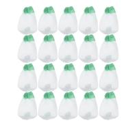 BESPORTBLE 20 Piezas Mantos de Lámparas de Linterna de Gasa Verde, Accesorios para Linterna de Propano y Lámpara de Aceite, Instalación Rápida, para Uso Exterior y Supervivencia