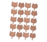 BESPORTBLE 20 Piezas Miniature Wooden Cutting Boards For Dollhouse Kitchen Accessories Portable Tiny Trays For Creative Pretend Play and Home Decoration