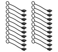 BESPORTBLE 20 Piezas Protector de Silicona para Conector USB Tipo-c, Funda Antipolvo Resistente al Agua Gancho Colgante para Entradas de Carga en Viajes y Uso Exterior