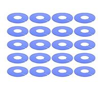 BESPORTBLE 20 Piezas Separadores Redondos para Armario Divisores de Plástico Resistentes para Barra Colgante Organizadores Ligeros y Antideslizantes para Ropa