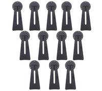 BESPORTBLE 20 Piezas Soporte para Marcos de Fotos de Plástico Negro, Soporte Giratorio 360° para Cuadros y Fotos, Expositor Trasero para Organizar Marcos en Escritorio y Estilo Aleatorio