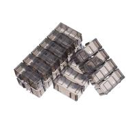 BESPORTBLE 20 Piezas Unidades Cajas de Exhibición Transparentes para Coches de Juguete Organizador Compacto de Plástico para Almacenamiento y Protección de Coleccionables Habitaciones y