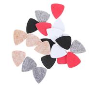BESPORTBLE 20 Púas de Fieltro para Ukelele y Guitarra Eléctrica, Accesorio Simple Que Reduce Lesiones Dedos y Fácil de Limpiar