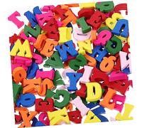 BESPORTBLE 200 Piezas Adornos De Letras Artesanales Letras De Madera Decorativas Para Manualidades De Letreros Para Decoración De Pared Bloques De