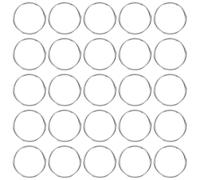 BESPORTBLE 200 Piezas Anillos Partidos de Hierro para Llaveros, Redondos y Flexibles, Color Plata, Ideales para Accesorios DIY y Uso en Coche