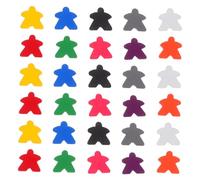 BESPORTBLE 200 Piezas De Peones De Juego De Mesa Peones De Madera De Ajedrez De Madera Manipuladores Matemáticos Clavijas De Peón Marcadores Marcadores De Jugador