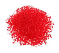 BESPORTBLE 2000 Piezas Sellos de Bridas de Plástico Rojo para Extintores Diseño de Cierre de Seguridad y Precintos a Prueba de Manipulaciones para Entornos Industriales y Vehículos