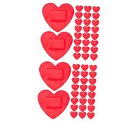 BESPORTBLE 200piezas Parche Adhesivo Corazón Cuidado Transpirable y Protección De Heridas Para Adultos Cuidado De Piel Alta Elasticidad Absorbente y Cómodo