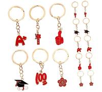 BESPORTBLE 24 Llaveros De La Temporada De Graduación Para Ella Para Su Fiesta Bonitos Llaveros De Agradecimiento Para Damas Decoración De Fin De Año Para Graduación De Metal