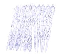 BESPORTBLE 24 Piezas Colgantes de Carámbanos Transparentes de Acrílico para Decoración Navideña Adornos Colgantes para Árbol de Navidad y Fiestas Material Plástico Diseño Realista 12