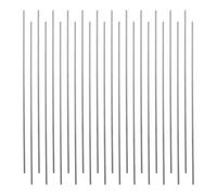 BESPORTBLE 24 Piezas Varilla Fija de Acero Inoxidable para Estructuras de Manualidades y Accesorios de Tablero de Bloqueo para Crochet Compatibilidad para DIY y Modelos