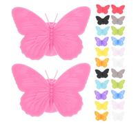 BESPORTBLE 24piezas Identificadores de Copas para Bebidas de Silicona Forma de Insecto Colores Etiquetas Identificadoras para Copas de Vino Bares y Cócteles