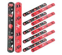 BESPORTBLE 24piezas Pulseras Ninja Para Niño Niña Brazaletes De Pvc Resistentes y Suaves Juguetes Decorativos Para Fiestas y Regalos De Cumpleaños