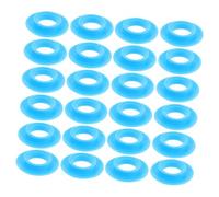 BESPORTBLE 25 Piezas Anillos Antigoteo para Remo de Kayak Accesorios de PVC para Estabilizar Pala Anillos Pequeños para Control de Agua Deportes Acuáticos Color Azul
