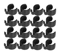 BESPORTBLE 25 piezas Clips de Cable de Micrófono de Soporte para Micrófono Instalación Fijación Segura Durabilidad Alta Compatible con Mástiles