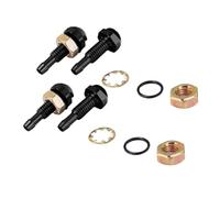 BESPORTBLE 2juego Cabezal Rociador de Niebla de Boquillas de Pulverización para Lavaparabrisas Delantero Negro Boquilla Limpiaparabrisas Pulverizador de Agua para Coche