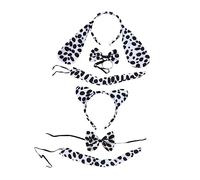 BESPORTBLE 2juegos Conjunto De Disfraces Orejas De Perro Dálmata para Niño Niña Accesorios De Cosplay y Headdresses para Espectáculos Escolares y Fiestas De Halloween