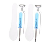 BESPORTBLE 2juegos Embudos Pequeños de Acero Inoxidable para Urnas de Cremación con Destornillador para Llenar Cenizas Recuerdos Anillos y Collares Urnas de Estándar