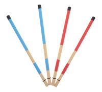 BESPORTBLE 2pares Pliegues de Batería de Baquetas de Cepillo para Batería de Jazz Escobillas de Varilla de Madera Herramientas de Entrenamiento para Caja Instrumento Musical de Escobillas