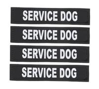 BESPORTBLE 2pares Reflective Pet Vest Stickers of Stylish Dog Chest Strap Labels for Enhanced Visibility Pet Accessory for Safety and Style
