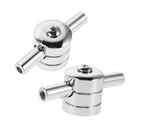 BESPORTBLE 2piezas Accesorios de Batería Soportes para Caja de Alta Precisión Soportes Metálicos para Tom y Bombo para Principiantes Mejora de Rendimiento