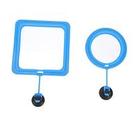 BESPORTBLE 2piezas Anillo De Alimentación para Peces Ventosa para Alimentos Flotantes Acuarios y Peceras Diseño Práctico y Decorativo