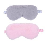 BESPORTBLE 2piezas Antifaz Para Dormir Bandas Elásticas Material Cómodo Bloquea La Luz Para Mujer y Niña Para y Hogar