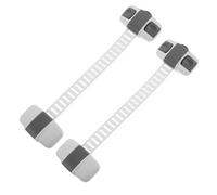 BESPORTBLE 2piezas Bloqueo Anti-pellizco Para Puerta De Refrigerador Infantil Cierre Adhesivo Para Nevera Unidades De Cierre Para Armario