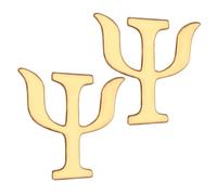 BESPORTBLE 2piezas Broches Creativos De Psicología Retro Para Mujer Hombre Broches De Símbolo De Aleación Para Decorar Ropa Suéteres y Sombreros