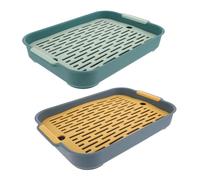 BESPORTBLE 2piezas Caja De Entrenamiento para Conejos Plástico Premium Resistente Compatible Jaulas Pequeñas Diseño De Rejilla Fácil De Limpiar