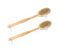 BESPORTBLE 2piezas Cepillos De Baño Para Mascotas Mango Cerdas Suaves Perros y Gatos Ecológico Fácil De Colgar