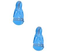 BESPORTBLE 2piezas Chubasquero para Perros Abrigo Capucha Reflectante Abrigo Ligero para Días De Lluvia Rojo