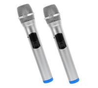 BESPORTBLE 2piezas De Micrófono Falso para Escenario Micrófonos De Juguete Falsos para Fiesta De Utilería para Karaoke Infantil