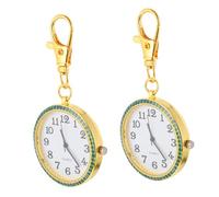 BESPORTBLE 2piezas De Reloj De Bolsillo Clip y Gemas De Imitación para Hombres y Mujeres