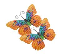 BESPORTBLE 2piezas Decoración De Pared De Adorno Colgante Para Jardín y Exterior Diseño Elegante y Escultura De