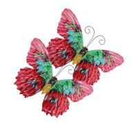 BESPORTBLE 2piezas Decoración De Pared Metal De Para Jardín y Patio Arte Escultórico De Adorno Para Vallas y Espacios Exteriores