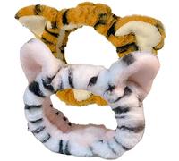BESPORTBLE 2piezas Diademas De Peluche Para Mujer De Diseño De Accesorios Elásticos Para Maquillaje y Lavado De Cara y Cómodas Para Yoga y Deporte