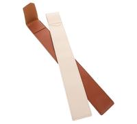 BESPORTBLE 2piezas Estuche Para Guardar Baquetas De Batería Estuche De Cuero Pu Color Marrón Funda Para Palos De Percusión Para Transportar Accesorios Esenciales Conciertos
