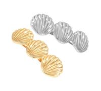 BESPORTBLE 2piezas Horquilla De Metal Para Mujer Elegante Pinza Francesa Para Cabello Grueso Accesorios Para Moño